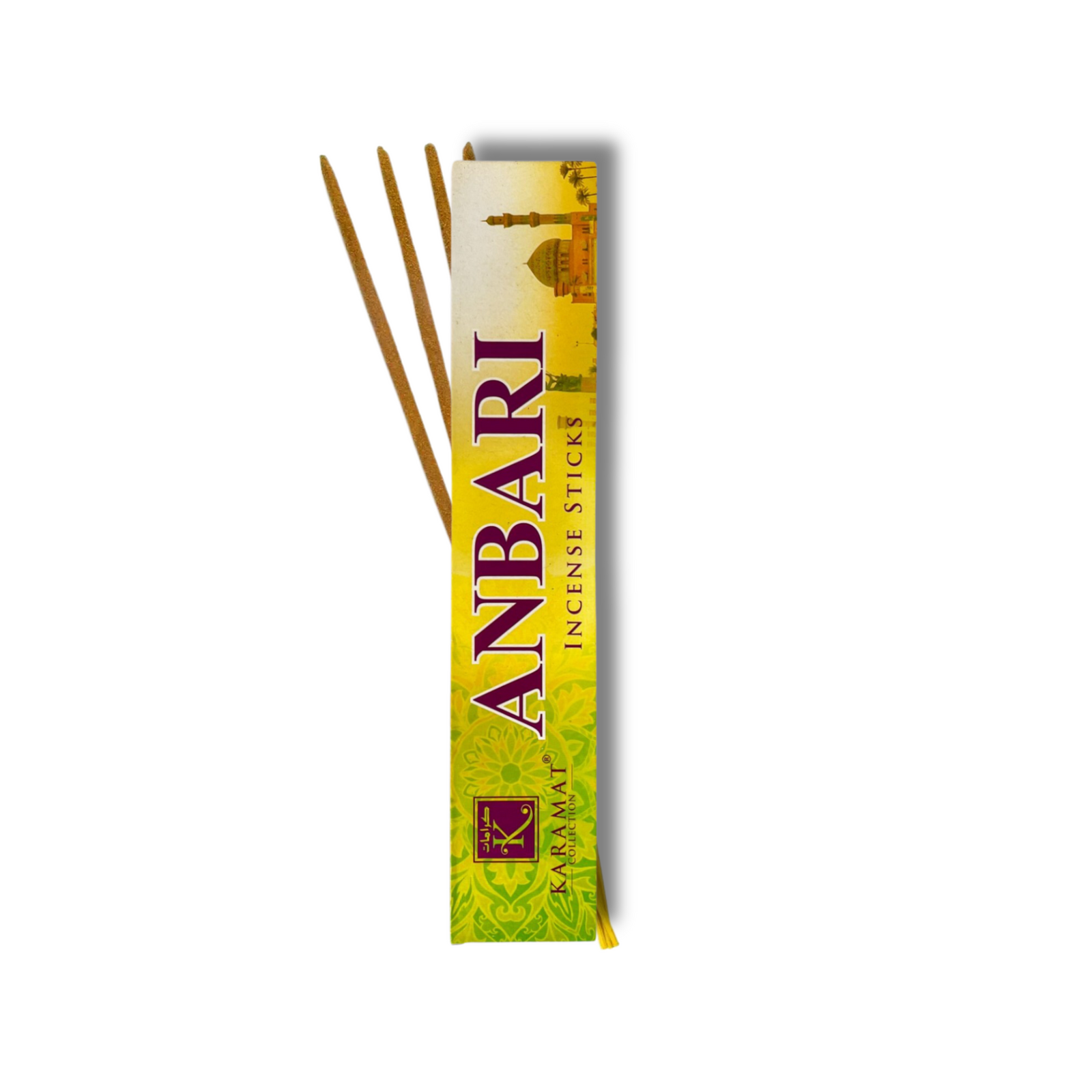 Bâton d'encens Ambre naturel avec fumée parfumée – ambiance chaleureuse