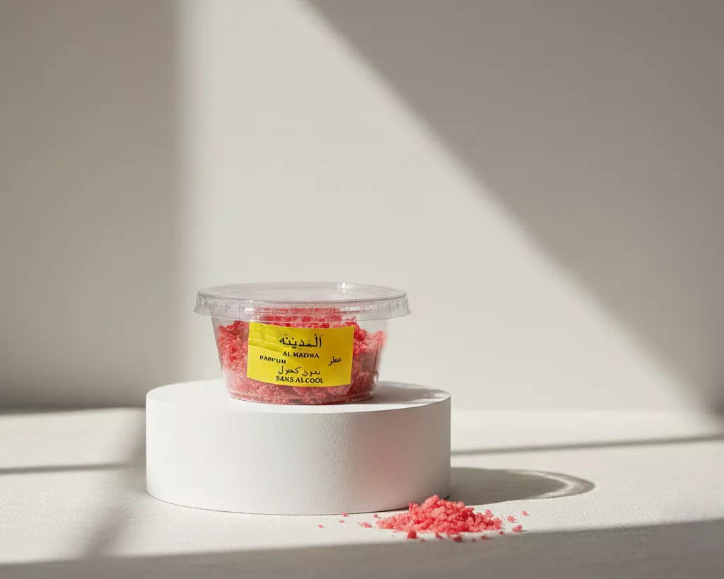 Bakhoor Al Madina encens oriental boisé musqué floral parfum maison