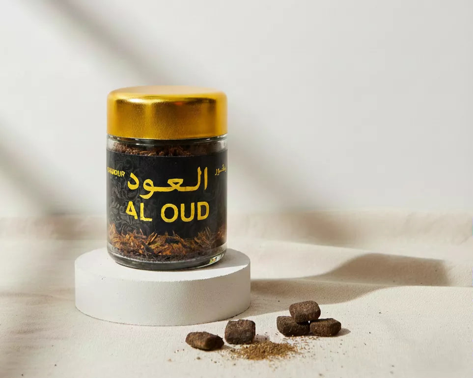 Bakhour Al'Oud – encens oriental traditionnel parfumé.