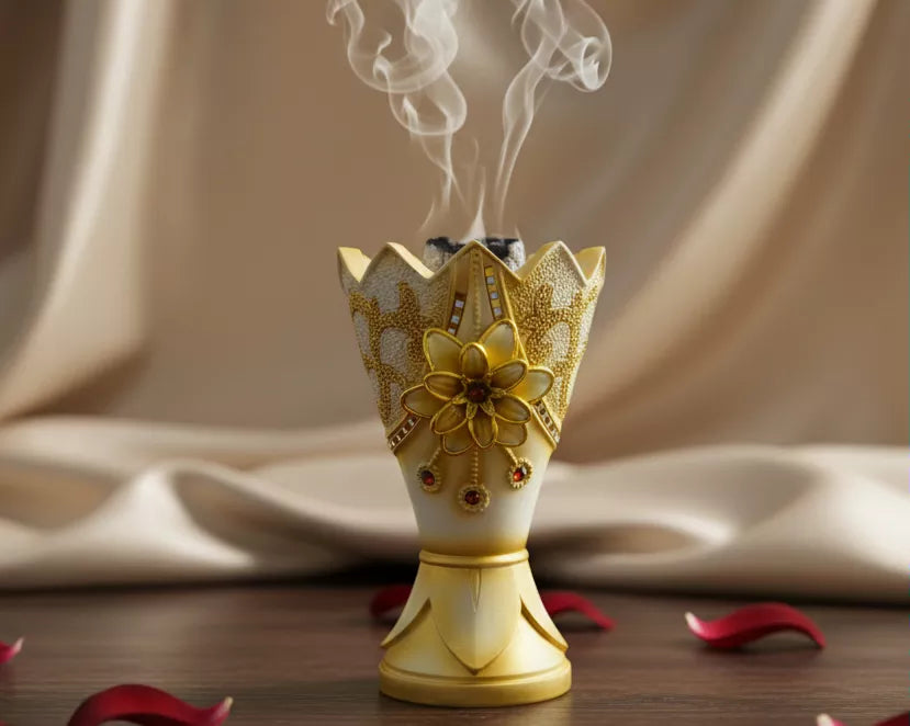 Brûle-Encens à Charbon – Support traditionnel pour résines et bakhour