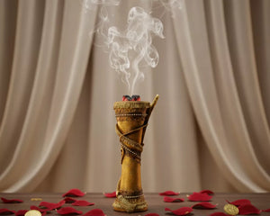 Brûle encens à charbon – Support pour encens en grains ou résine