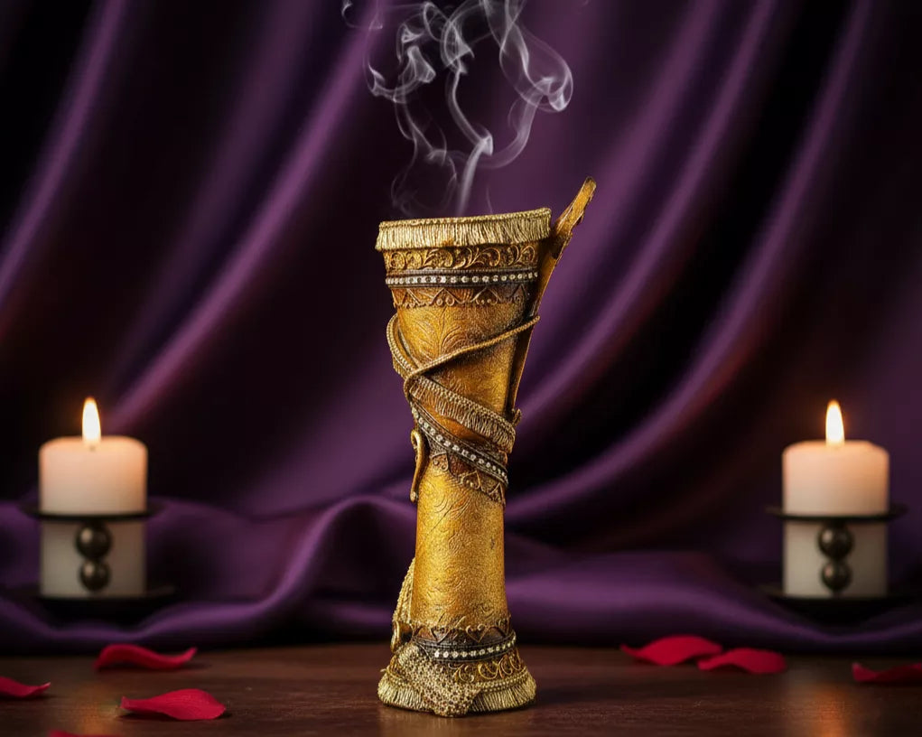 Brûle-encens à charbon – Support pour encens en grains ou résine