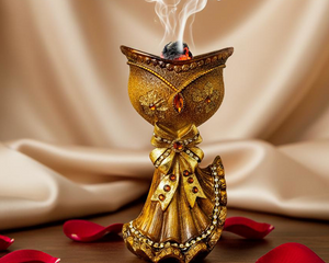 Brûle encens à charbon de luxe – Support élégant pour encens