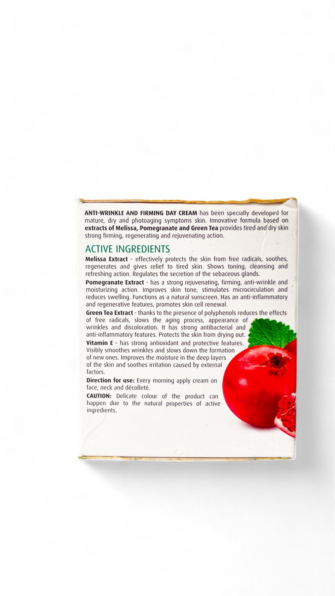 Crème à l'extrait de mélisse pour visage