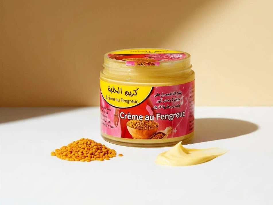 Crème naturelle au fenugrec pour buste – soin raffermissant et tonifiant