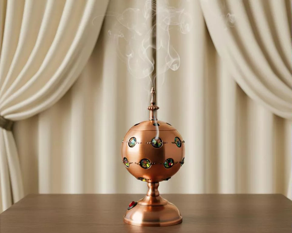 Encensoir Électrique Marron – Bakhour facile & élégant