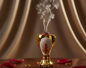 Encensoir Rond Doré – Élégance et Tradition Orientale