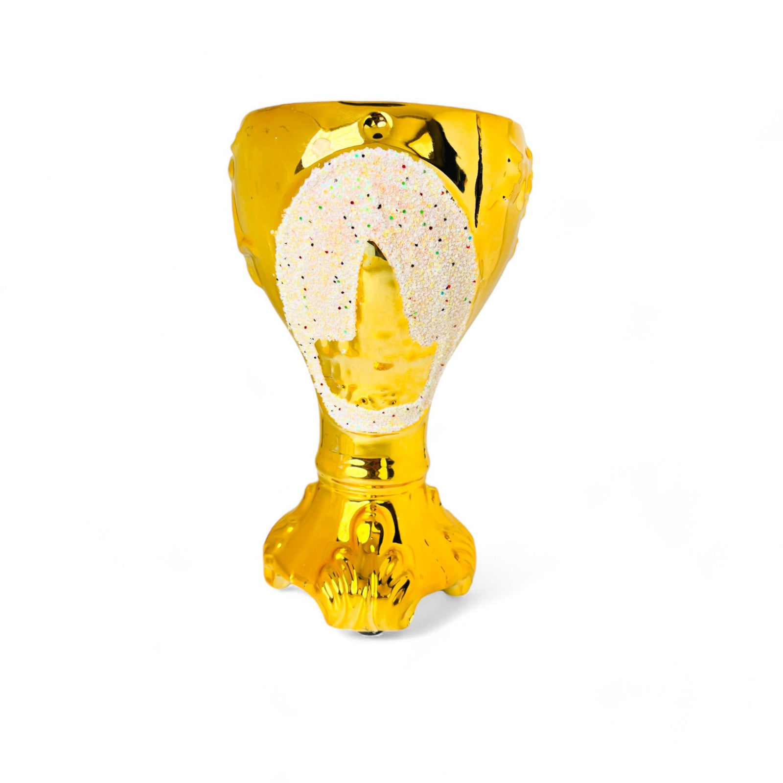 Encensoir rond doré – Support à encens décoratif