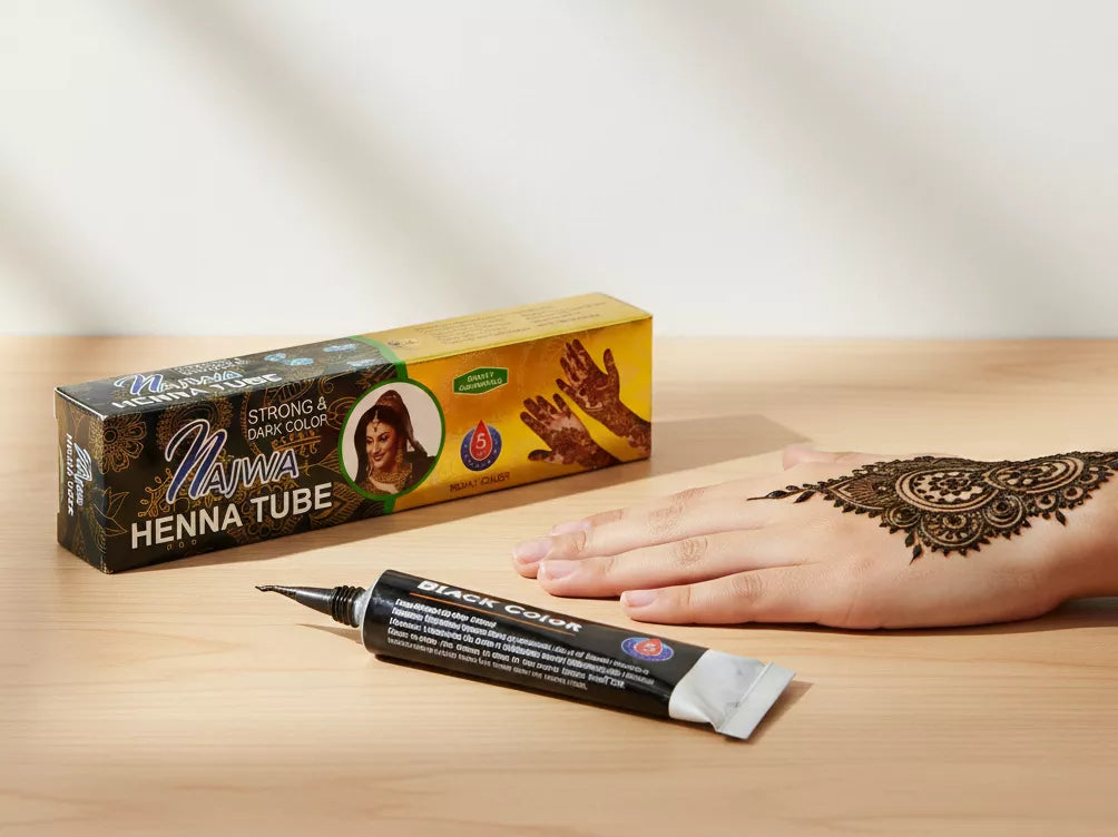 Promo henné naturel en cône, tube et poudre – soin traditionnel pour peau et cheveux