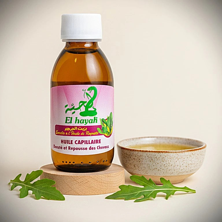 Huile Al Hayah – Soin capillaire naturel revitalisant 