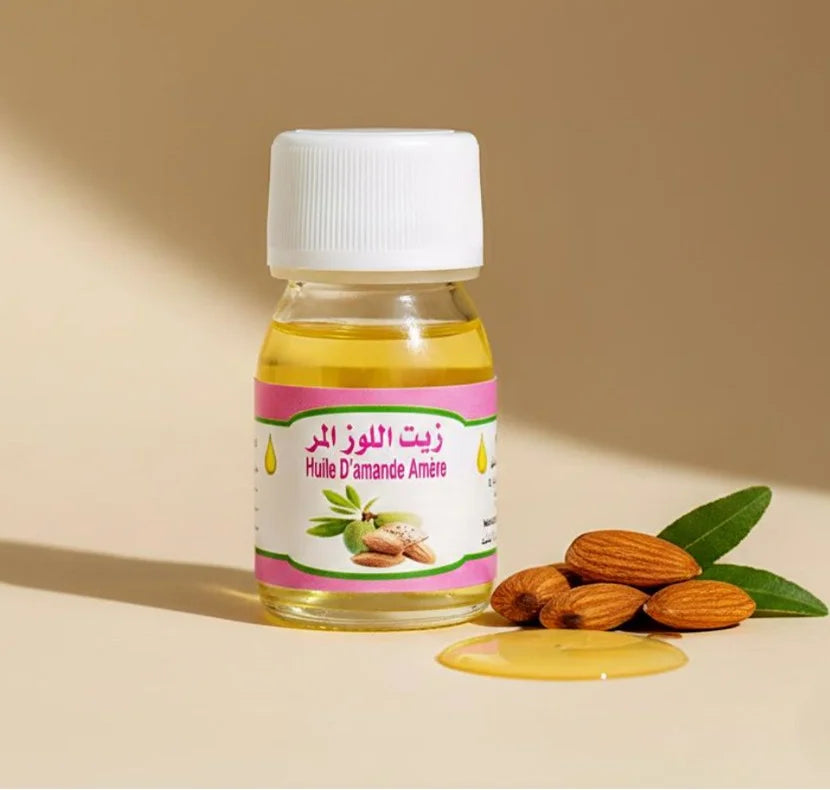 Huile d’Amande Amère 30 mL – Soin naturel peau & cheveux