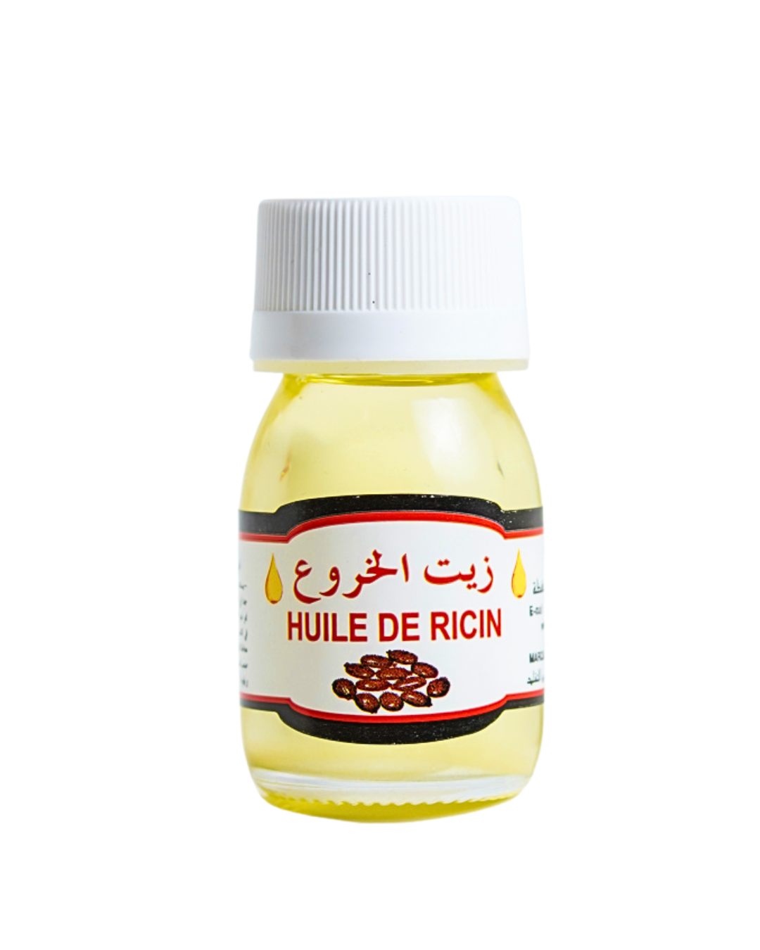 Huile de ricin pure en flacon – soin cheveux, barbe, cils et ongles
