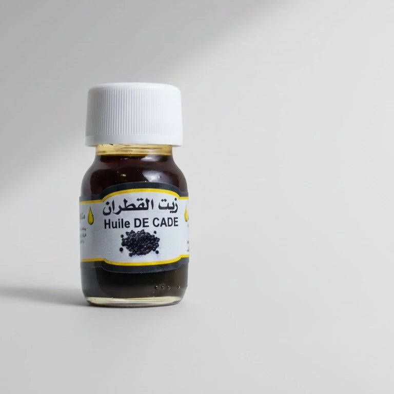 Huile de Cade 100 % Pure – Flacon 30 mL  Soin du cuir chevelu et de la peau (زيت القطران)