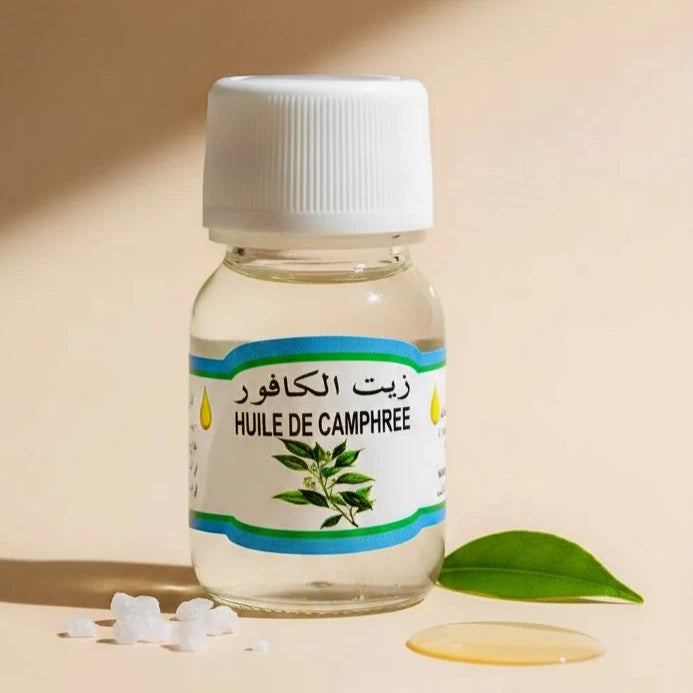Huile de Camphre Naturelle 30ml – Fraîcheur et Vitalité