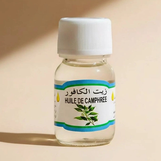 Huile de Camphre Naturelle 30ml – Fraîcheur et Vitalité