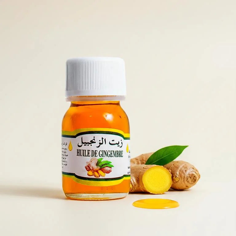 Huile de Gingembre 30 mL – Soin Capillaire & Massage Chauffant