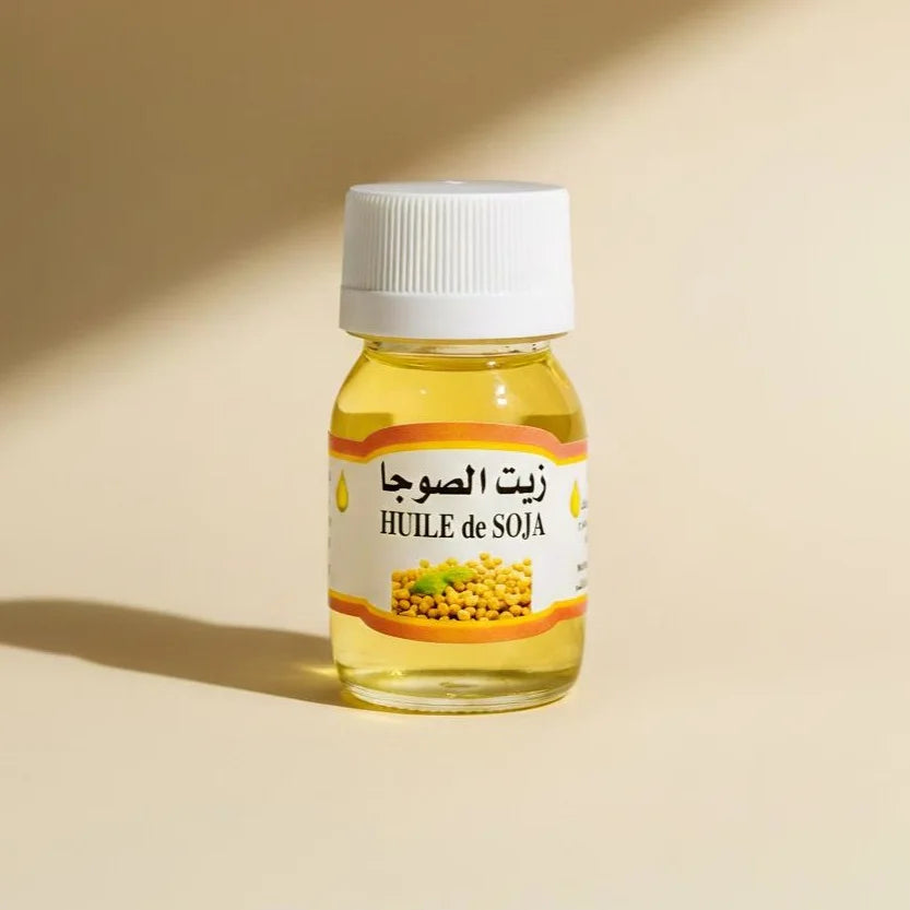 Huile de soja 100 % naturelle en flacon 30 mL – Soin capillaire nourrissant, fortifiant et stimulateur de croissance