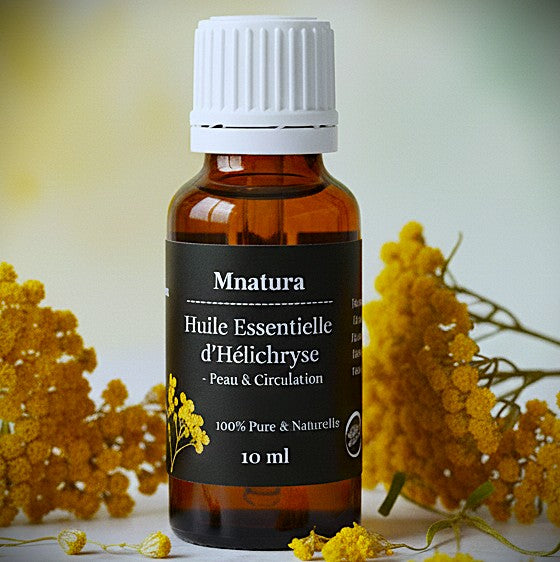 Huile essentielle d’Hélichryse – Peau & circulation