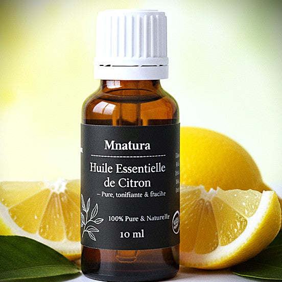Huile essentielle de citron – Pure, tonifiante & fraîche