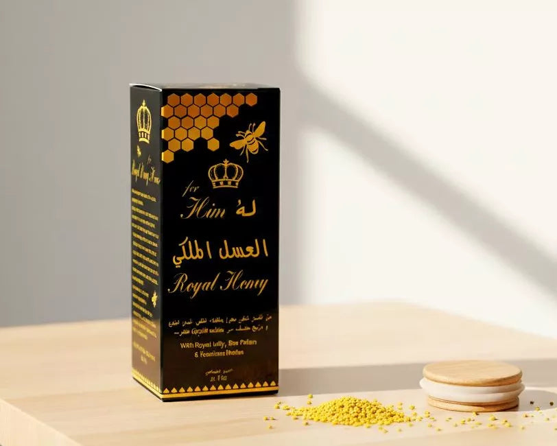 Pot de Miel Naturel avec Gelée Royale – Douceur Premium 125mL – Produit naturel tonifiant