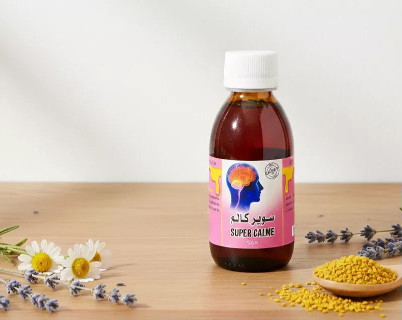 Miel Super Calme 125 ml – Préparation Gourmande à Base de Miel et Plantes Naturelles