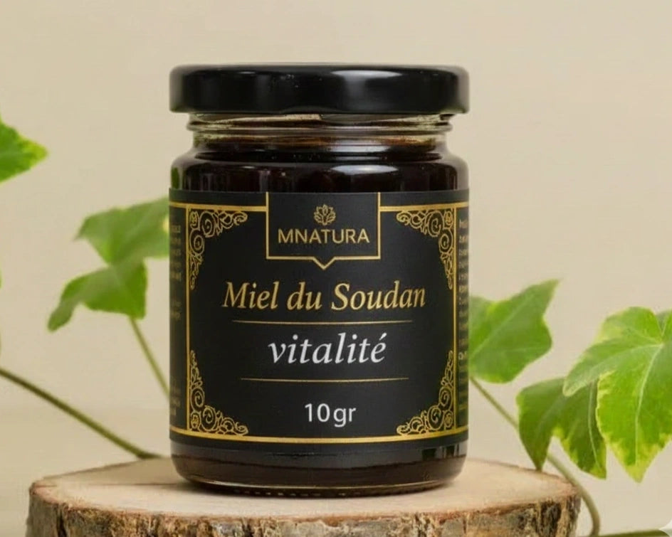 Pot de miel brut du Soudan – Récolte artisanale 100% naturelle
