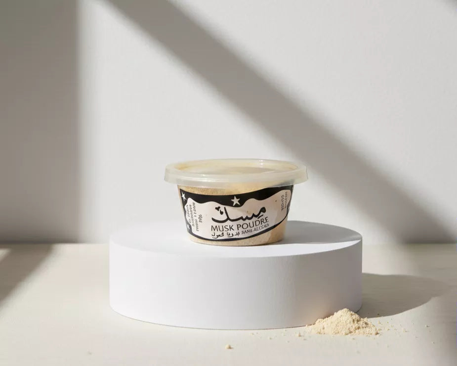 Musc en Poudre Naturel – Parfum Subtil – 20g