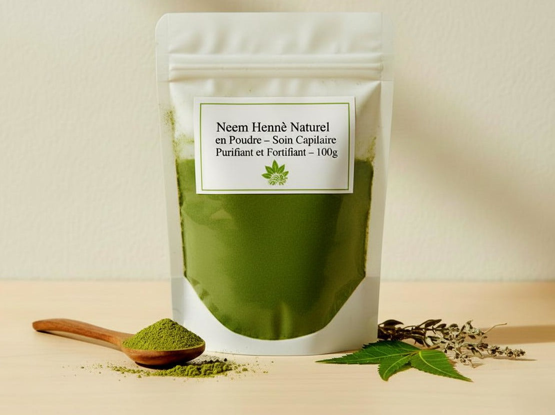 Le Neem henne est un produit naturel qui combine les bienfaits du Neem et de l'henne. 