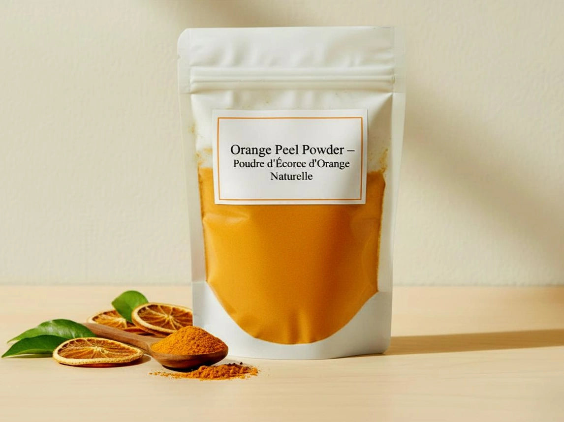Orange Peel Powder – Poudre d’Écorce d’Orange Naturelle
