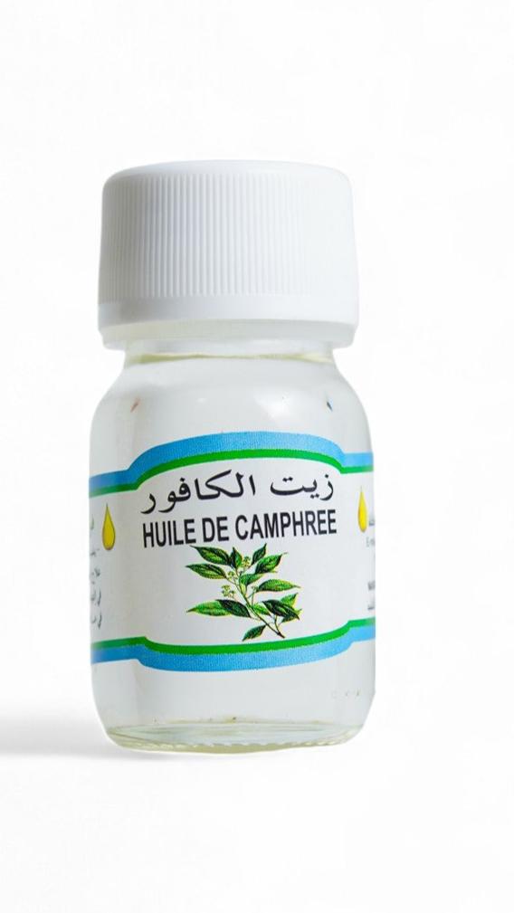 Huile de camphre naturelle 30 ml – soin traditionnel.