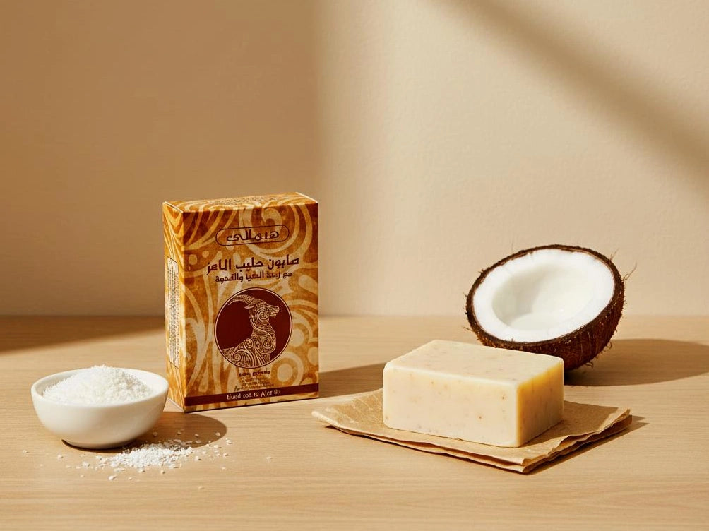 Savon naturel au lait de chèvre et coco hydratant et nourrissant