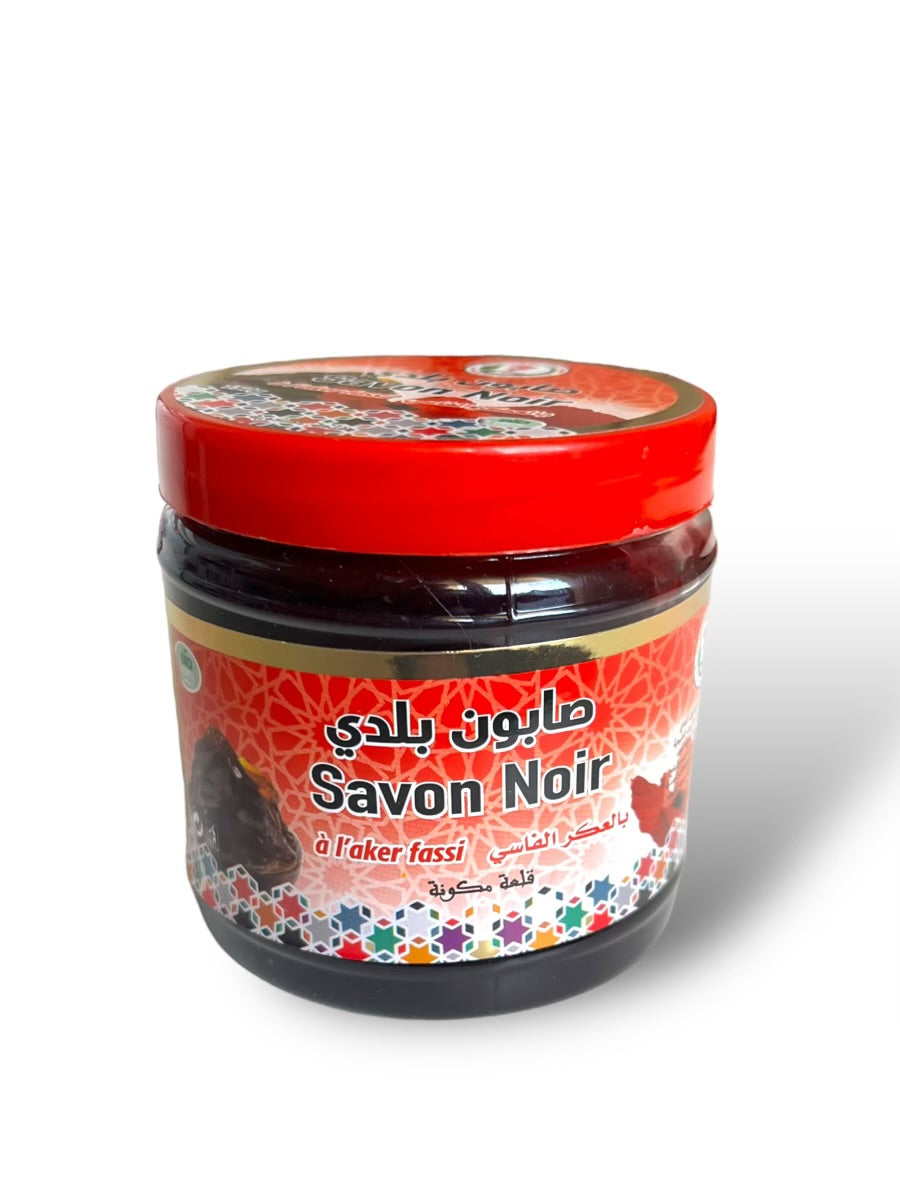 Savon Noir à l’Aker Fassi – 200g – Éclat & soin naturel

