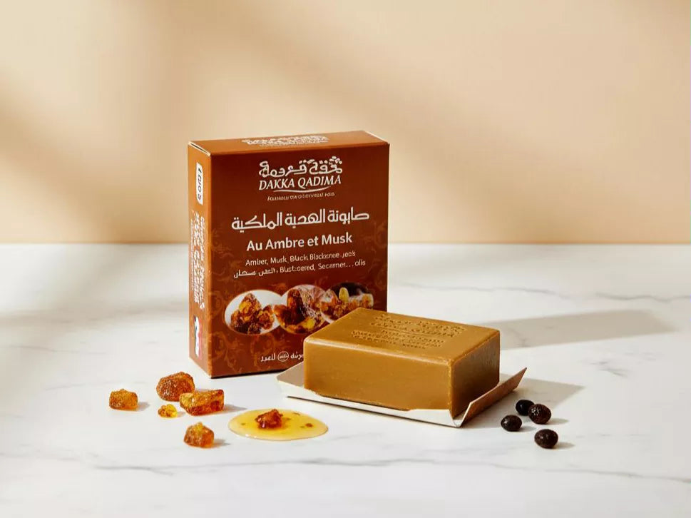 Savon d’Alep Ambre & Musc – Soin naturel au parfum noble