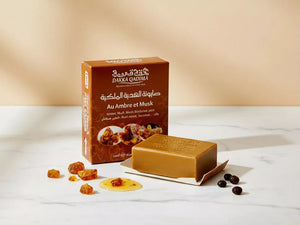 Savon d’Alep Ambre & Musc – Soin naturel au parfum noble