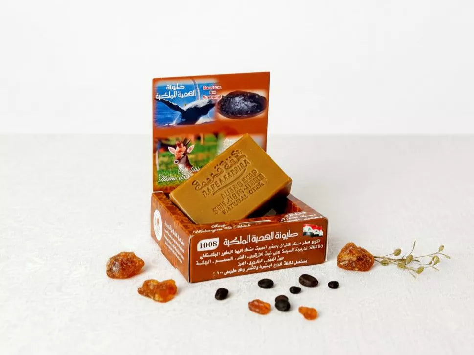 Savon d’Alep Ambre & Musc – Soin naturel au parfum noble