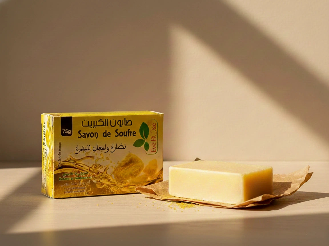 صابون الكبريت - العناية العلاجية بالبشرة التي تعاني من مشاكل جلدية