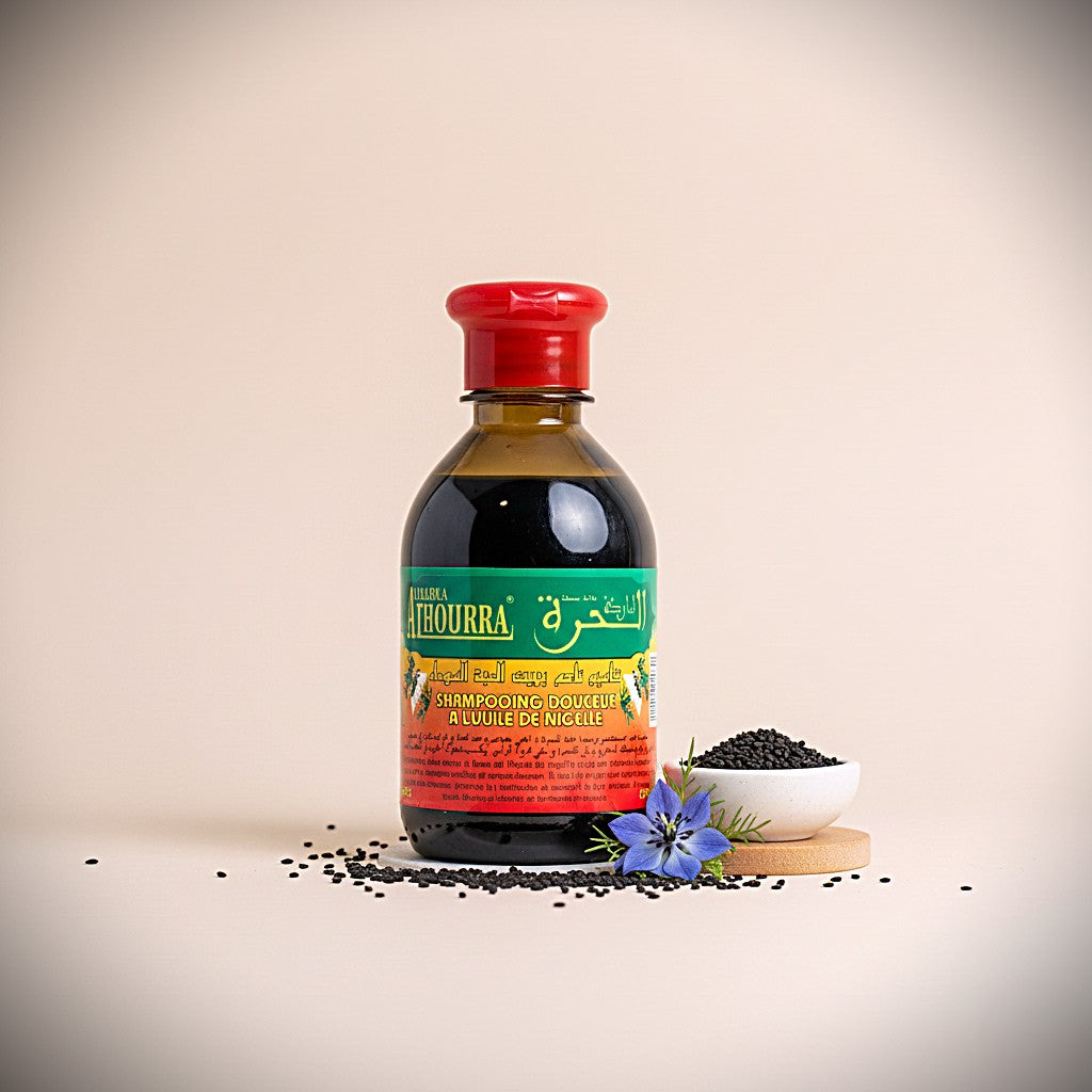 Shampoing naturel à la nigelle – Soin réparateur et fortifiant