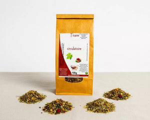 Tisane circulatoire en vrac – infusion naturelle d’herbes.
