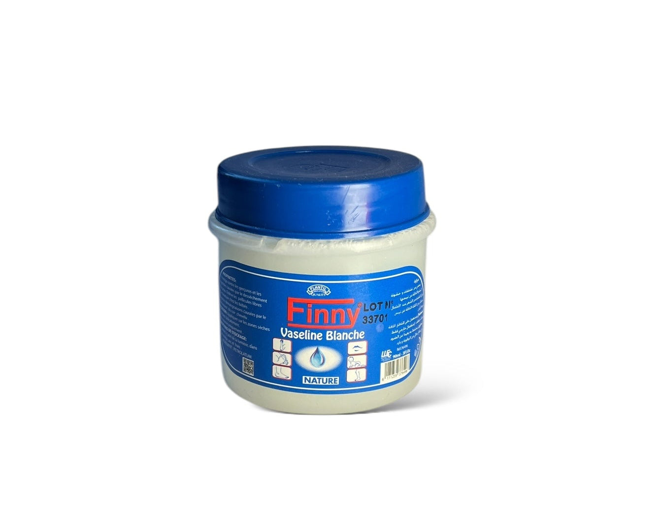 Pot de Vaseline blanche – Soin hydratant naturel et réparateur peau sèche
