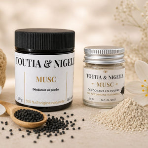 Duo Maison & Voyage – Toutia & Nigelle Musc | Poudre Déodorante Orientale | Mnatura