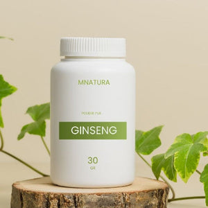 Ginseng en poudre naturel en sachet