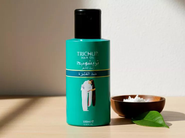 Huile Trichup 100mL – Huile de croissance indienne pour cheveux, à base de sésame, coco et plantes ayurvédiques