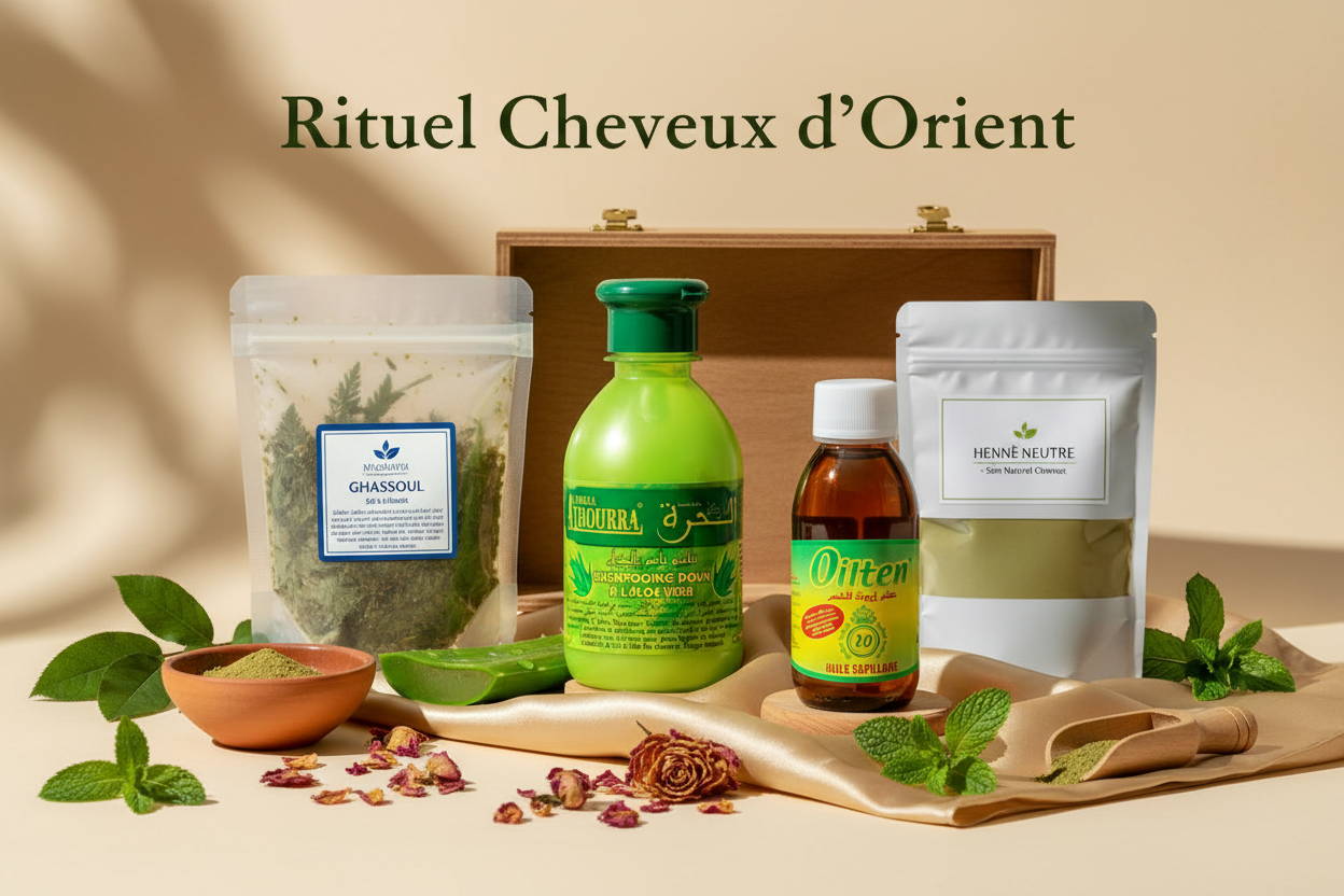 Coffret Rituel Cheveux d'Orient – 4 Soins Naturels | Mnatura