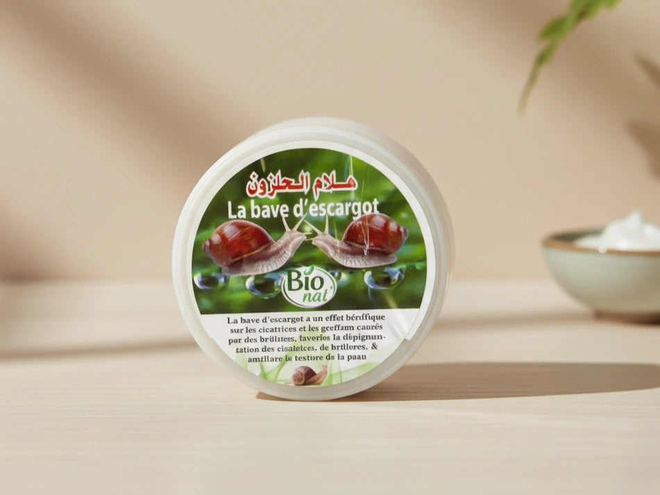 Crème à la bave d’escargot naturelle anti-cicatrices et anti-taches pour une peau régénérée et uniforme