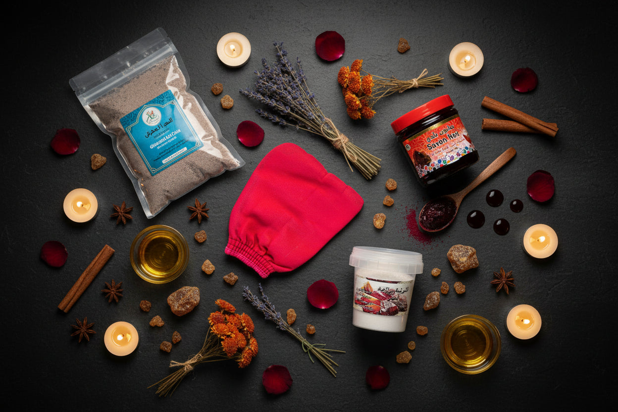 Coffret Hammam Oriental – Rituel Naturel Marocain Complet