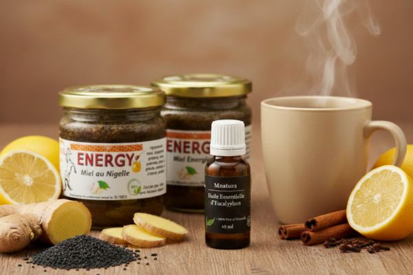 Trio Bien-être Hivernal – Nigelle, Eucalyptus & Miel Traditionnel